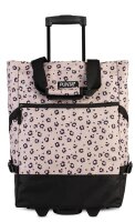 Einkaufstrolley Print Beige/Rosa, 33 L | Shopping-Roller...