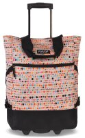 PUNTA wheel Print Shopping-Roller *apricot/bunt