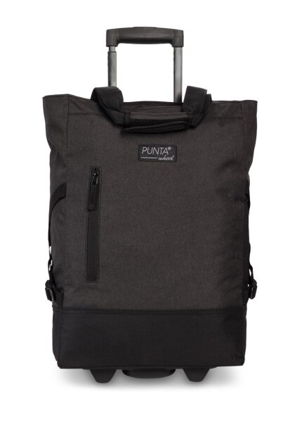 Einkaufstrolley Unser Klassiker Schwarz, 33 L | Shopping-Roller mit Rädern