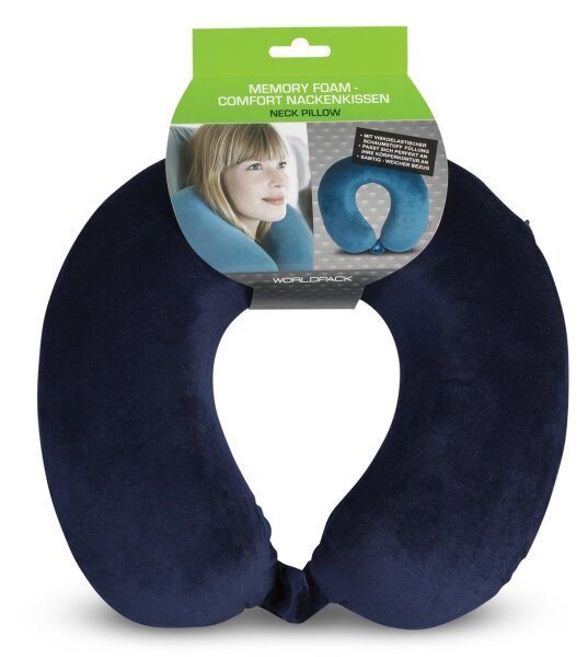 WORLDPACK Nackenkissen *marineblau