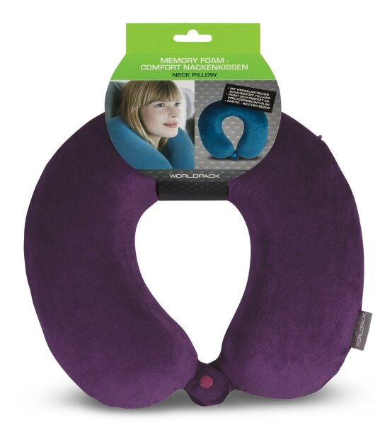 WORLDPACK Nackenkissen *violett