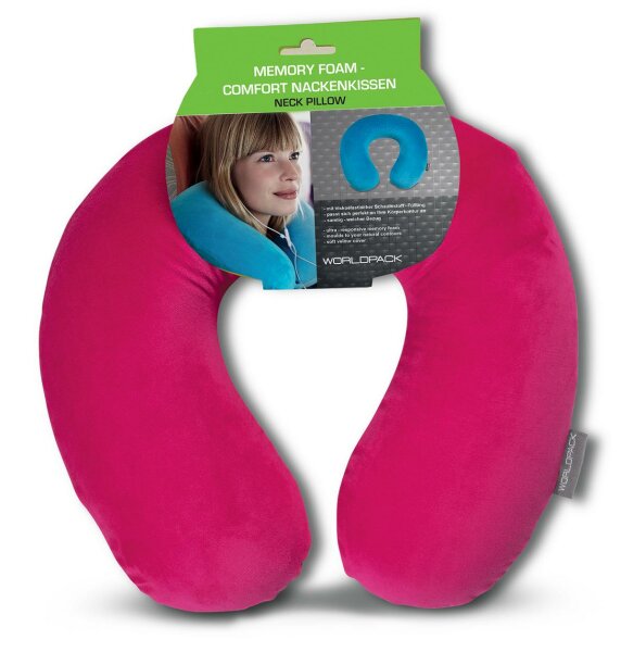 WORLDPACK Nackenkissen *brombeer