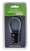 WORLDPACK TSA-Zahlenschloss *schwarz