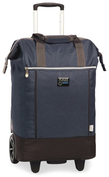 PUNTA "BIG WHEEL" Shopping-Roller *marineblau