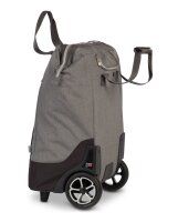 PUNTA "BIG WHEEL" Shopping-Roller *hellgrau