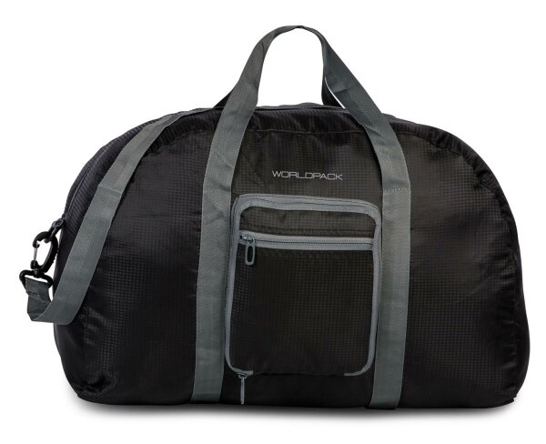 WORLDPACK faltbare Reisetasche *schwarz