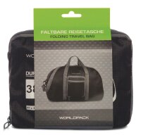 WORLDPACK faltbare Reisetasche *schwarz