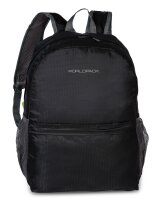 WORLDPACK faltbarer Rucksack *schwarz