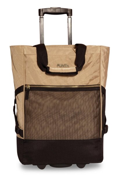 Einkaufstrolley classy Beige, 33 L, wasserabweisend | Shopping-Roller