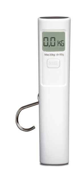 WORLDPACK digitale Kofferwaage, ohne Batterie *weiß