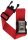 WORLDPACK Koffergurt mit TSA-Schloss *feuerrot