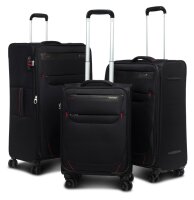 WORLDPACK Trolley-Set "Denver" 50/60/70 cm *schwarz