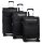 WORLDPACK Trolley-Set "Denver" 50/60/70 cm *schwarz
