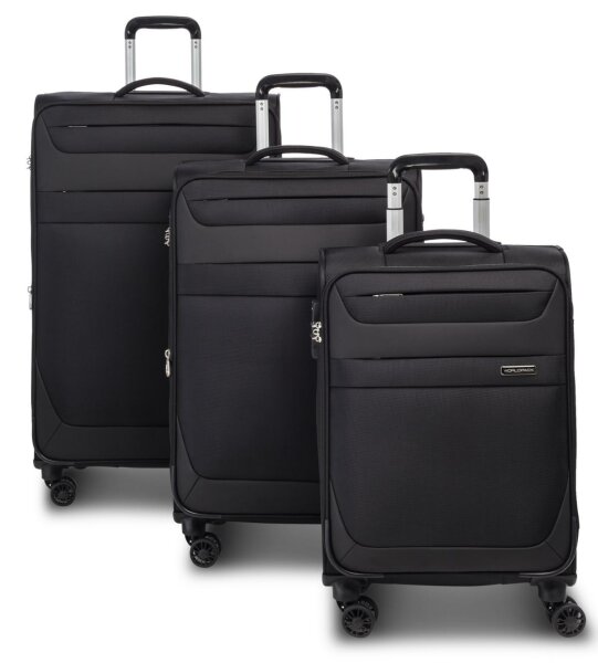 WORLDPACK Trolley-Set 50/60/70 cm *schwarz