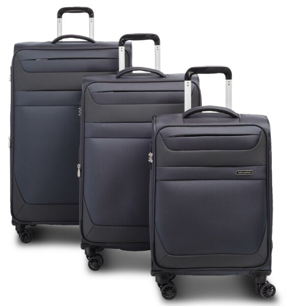 WORLDPACK Trolley-Set 50/60/70 cm *dunkelgrau