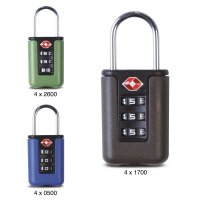 WOLRDPACK TSA-Zahlenschloss-Sortiment