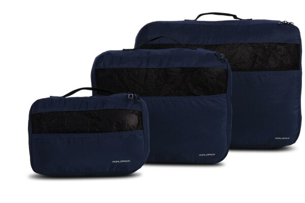 WORLDPACK Taschen-Organizer, 2er-Set *marineblau