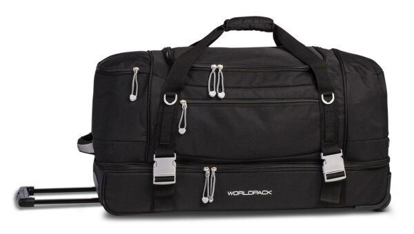 WORLDPACK Rollenreisetasche *schwarz