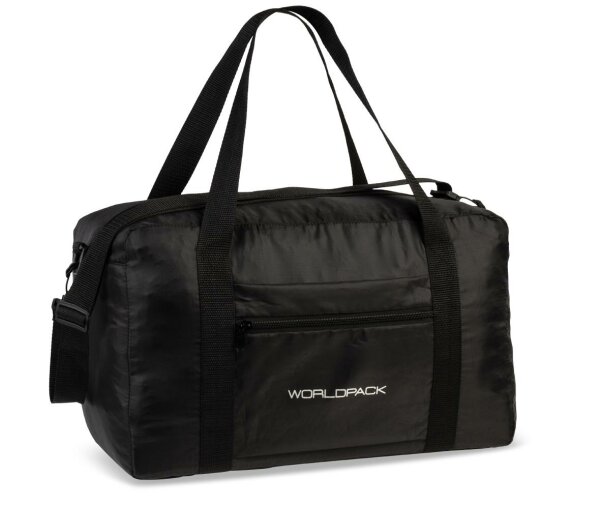 WORLDPACK faltbare Reisetasche *schwarz