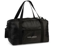 WORLDPACK faltbare Reisetasche *schwarz