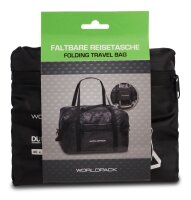 WORLDPACK faltbare Reisetasche *schwarz