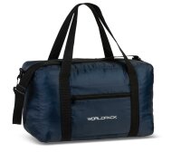 WORLDPACK faltbare Reisetasche *marineblau