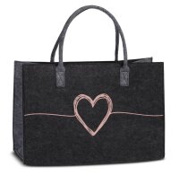 PUNTA Filz-Shopper *dunkelgrau