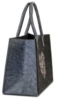 PUNTA Filz-Shopper *dunkelgrau/rosa