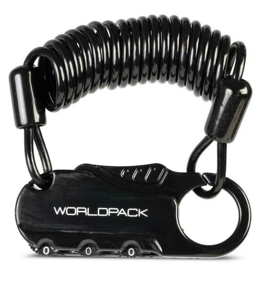 WORLDPACK Zahlenschloss *schwarz