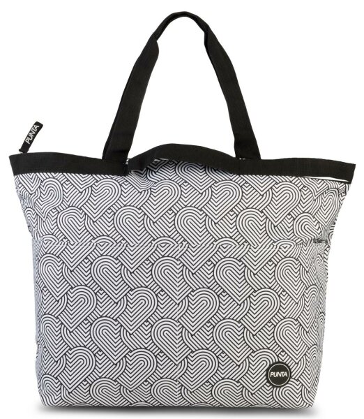 PUNTA "BIG" Shopper *schwarz/weiß 