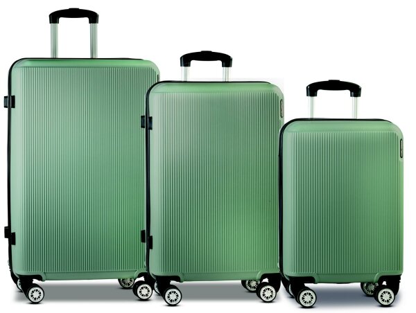 WORLDPACK Trolley-Set "Oslo" 50/60/70 *graugrün