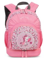 junior active Kinderrucksack *rosa/weiß