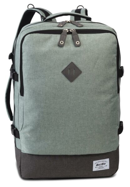 BestWay Reiserucksack #Cabin Pro Retro *graugrün