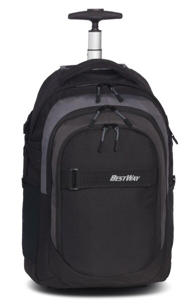 BestWay Rucksack-Trolley #Evolution Roller *schwarz/zement