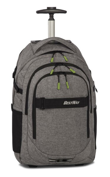 BestWay Rucksack-Trolley #Evolution Roller *dunkelgrau/schwarz