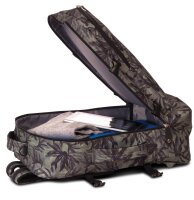 BestWay Reiserucksack #Cabin Pro Print *schwarz/olivgrün
