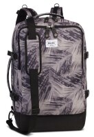 BestWay Reiserucksack #Cabin Pro Print *schwarz/beige