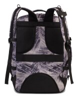 BestWay Reiserucksack #Cabin Pro Print *schwarz/mittelgrau