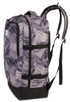 BestWay Reiserucksack #Cabin Pro Print *schwarz/mittelgrau