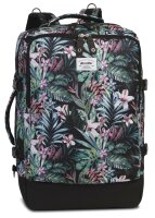 BestWay Reiserucksack #Cabin Pro Print *dunkelgrün/rosa