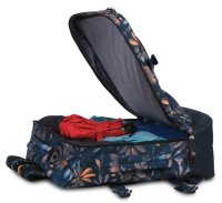 BestWay Reiserucksack #Cabin Pro Print *dunkelblau/ocker
