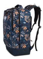 BestWay Reiserucksack #Cabin Pro Print *dunkelblau/ocker
