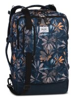 BestWay Reiserucksack #Cabin Pro Print *dunkelblau/ocker