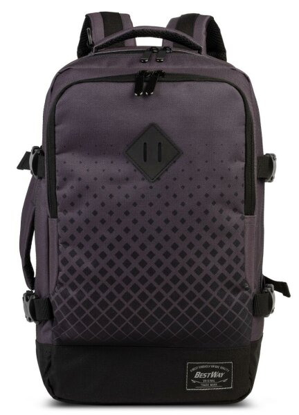 BestWay Reiserucksack #Cabin Pro Small *dunkelgrau/schwarz
