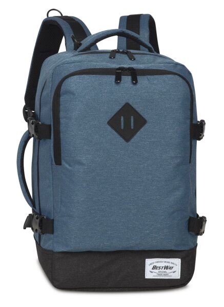 BestWay Reiserucksack #Cabin Pro Small *graublau