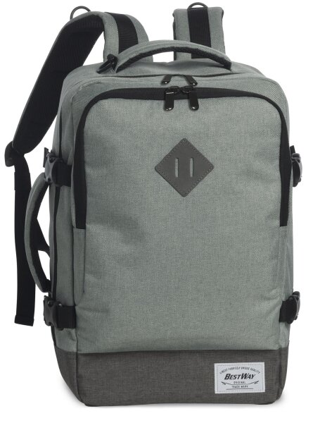 BestWay Reiserucksack #Cabin Pro Small *graugrün