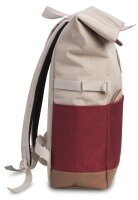 BestWay Rucksack #Campus Style *weiß/weinrot