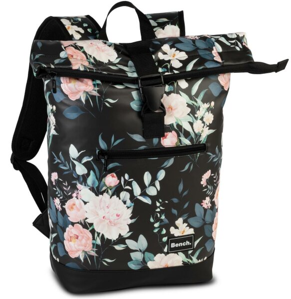 Bench "hydro" Roll-Top-Rucksack *bunt/schwarz