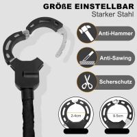 Handschellenschloss Fahrrad E Scooter Roller...