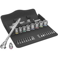 8100 SB 8 Zyklop Metal-Knarrensatz Wera, 3/8" Vierkant,